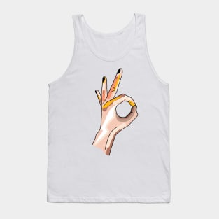 Abstract hand art Tank Top